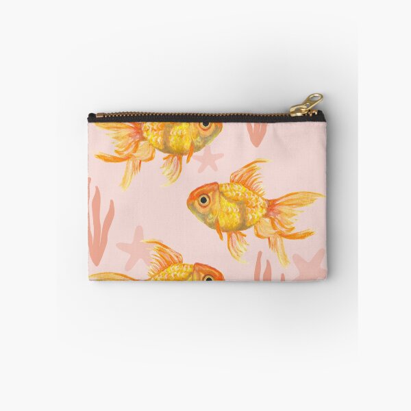 Item preview, Gold-fishes in pink water designed and sold by Alessia Green.