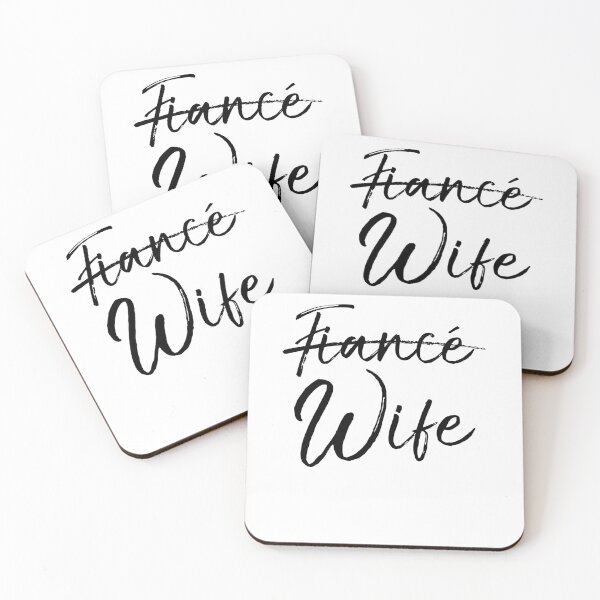 Artikelvorschau, Fiancé Marked Out Wife Matching Bride & Groom Gifts entworfen und verkauft von TNDesignStudio.