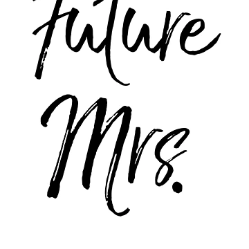 Vorschaubild zum Design Future Mrs. Matching Bride & Groom Gifts von TNDesignStudio