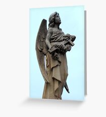 Angel headstone Greeting Card