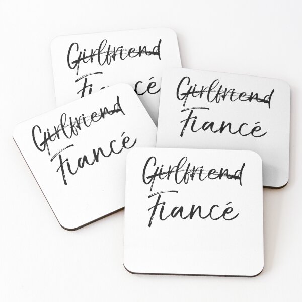Artikelvorschau, Girlfriend Marked Out Fiancé Matching Bride & Groom Gifts entworfen und verkauft von TNDesignStudio.
