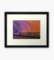 I Made the Sunset Framed Print