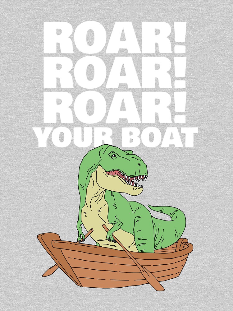 t rex row your boat shirt