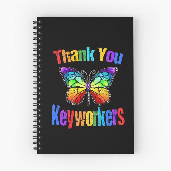 Item preview, Rainbow Butterfly Thank You Keyworkers designed and sold by seagullz.