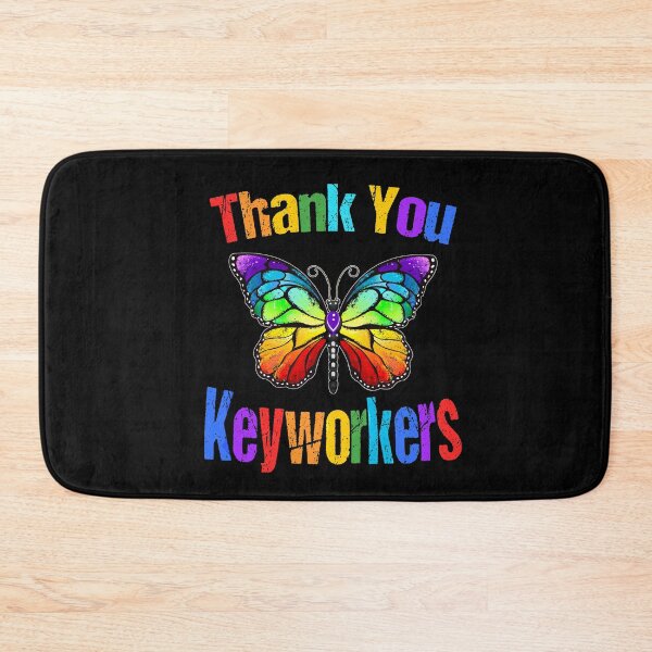Item preview, Rainbow Butterfly Thank You Keyworkers designed and sold by seagullz.