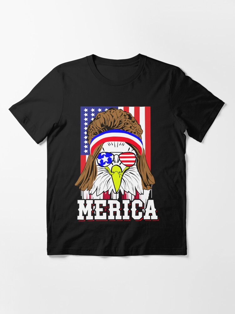 Women's Home Of The Brave Shirt Patriotic T Shirt 4th July Flag Bald Eagle  Grunge Independence Day Tee Gift For Her Ladies