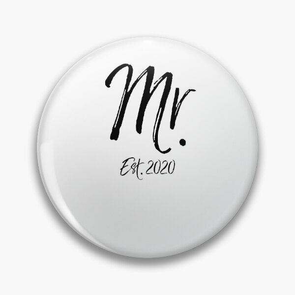 Artikelvorschau, Mr. Est. 2020 Matching Bride & Groom Gifts entworfen und verkauft von TNDesignStudio.