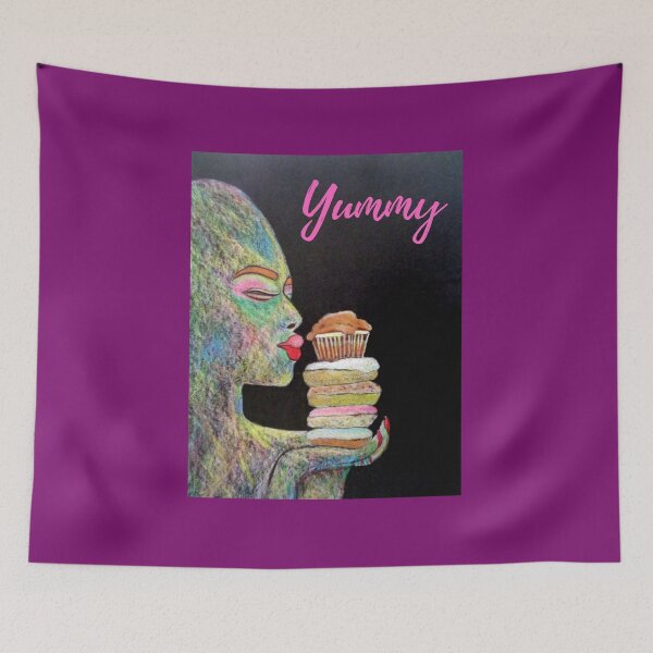 Item preview, Yummy. Colour pencil drawing. designed and sold by Bagsyrose.