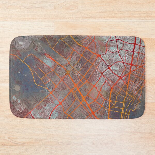Item preview, Bogota Colombia Street Map Art Watercolor Urban designed and sold by IvonDesign.