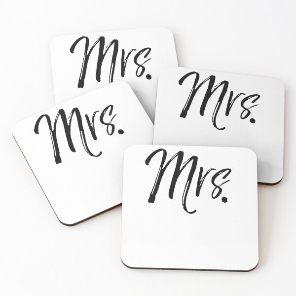 Artikelvorschau, Mrs. Matching Bride & Groom Gifts entworfen und verkauft von TNDesignStudio.