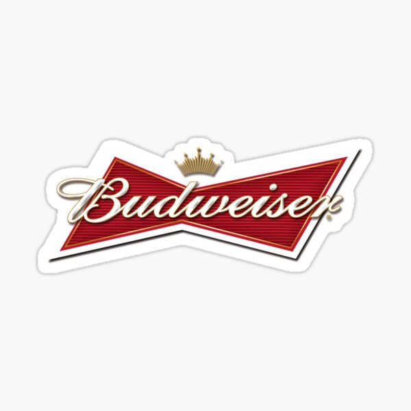 Budweiser Stickers | Redbubble