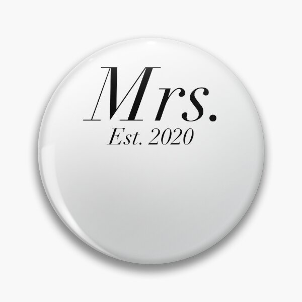 Artikelvorschau, Wedding Gift Mrs. Est. 2020 Matching Bride & Groom Gifts entworfen und verkauft von TNDesignStudio.