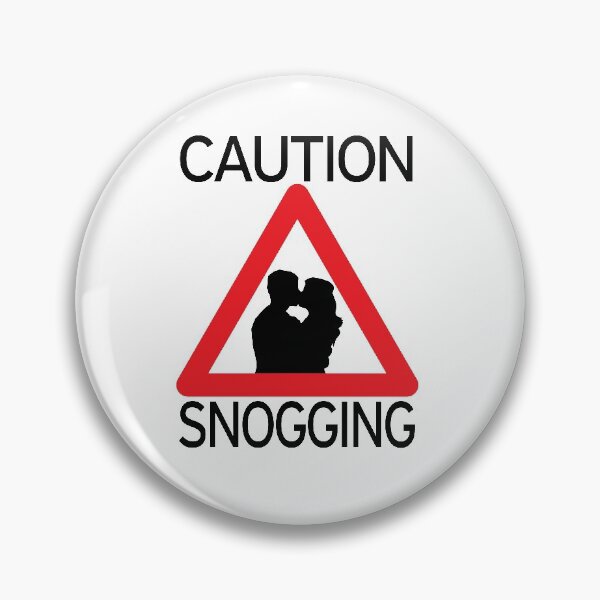 Item preview, Caution Snogging Road Sign Kissing  designed and sold by KristopherBel.