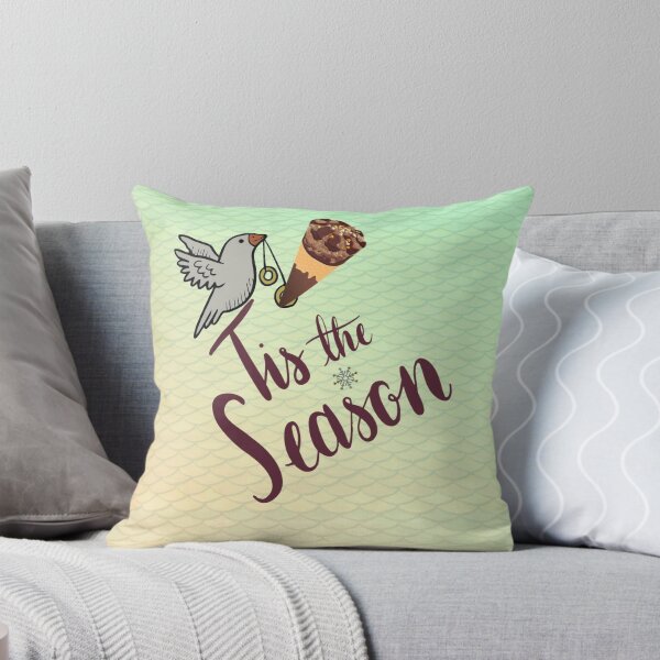 Item preview, Green pattern pillow  designed and sold by Komal Irshad.