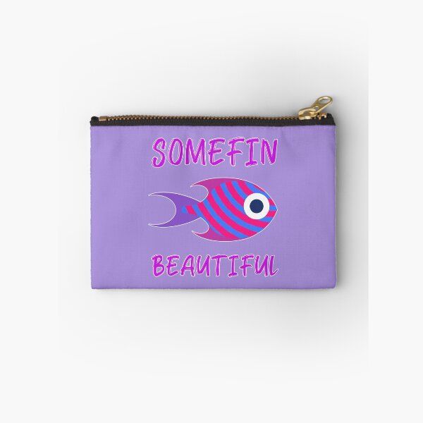 Item preview, Somefin Beautiful - Tropical Ornamental Aquarium Fish Merch Pink designed and sold by TheAplus.