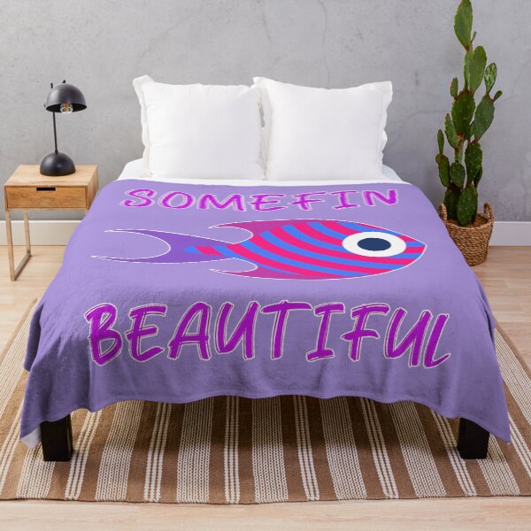 Item preview, Somefin Beautiful - Tropical Ornamental Aquarium Fish Merch Pink designed and sold by TheAplus.
