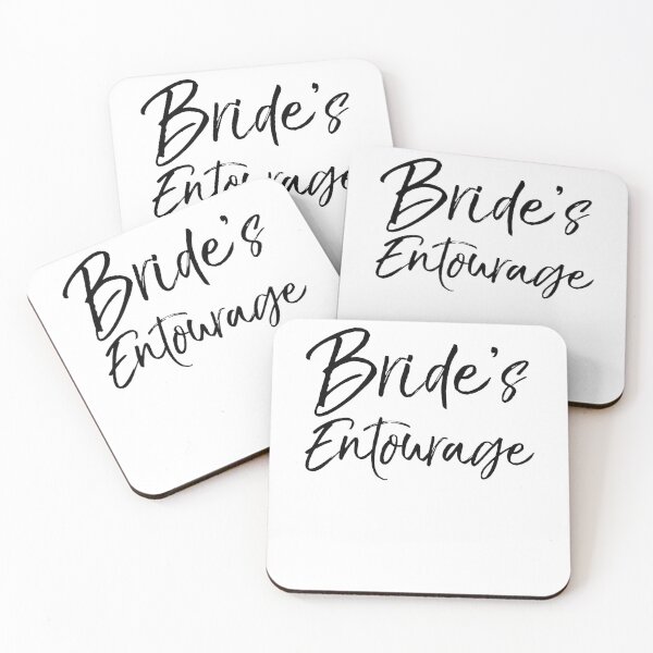 Artikelvorschau, Bride's Entourage Matching Bridal Party Gifts entworfen und verkauft von TNDesignStudio.
