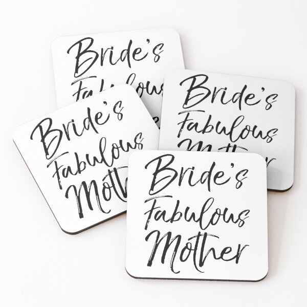 Artikelvorschau, Bride's Fabulous Mother Matching Bridal Party Gifts entworfen und verkauft von TNDesignStudio.