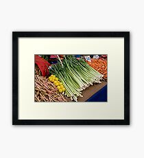 Vegetables Framed Print