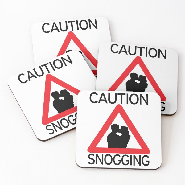 Item preview, Caution Snogging Road Sign Kissing  designed and sold by KristopherBel.
