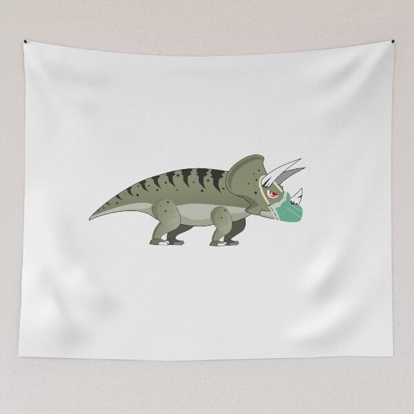 Item preview, masked angry dino designed and sold by Raseelvm.
