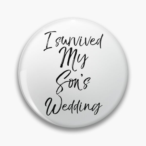 Artikelvorschau, Cute I Survived My Son's Wedding Matching Bridal Party Gifts entworfen und verkauft von TNDesignStudio.