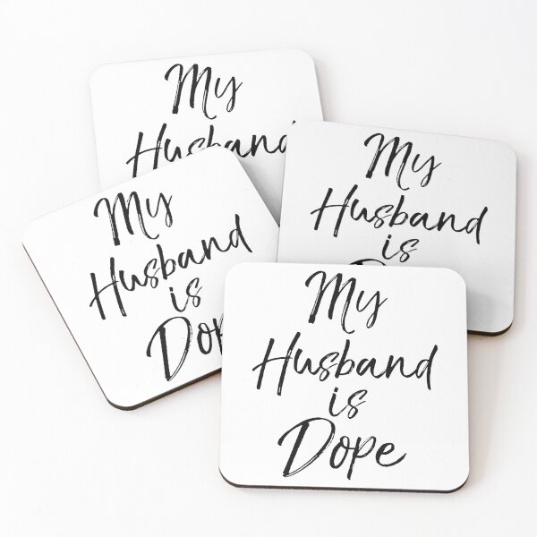 Artikelvorschau, Cute My Husband is Dope Matching Bridal Party Gifts entworfen und verkauft von TNDesignStudio.