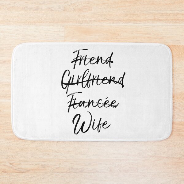 Item preview, Friend Girlfriend Fiancée Marked Out Wife Matching Bridal Party Gifts designed and sold by TNDesignStudio.