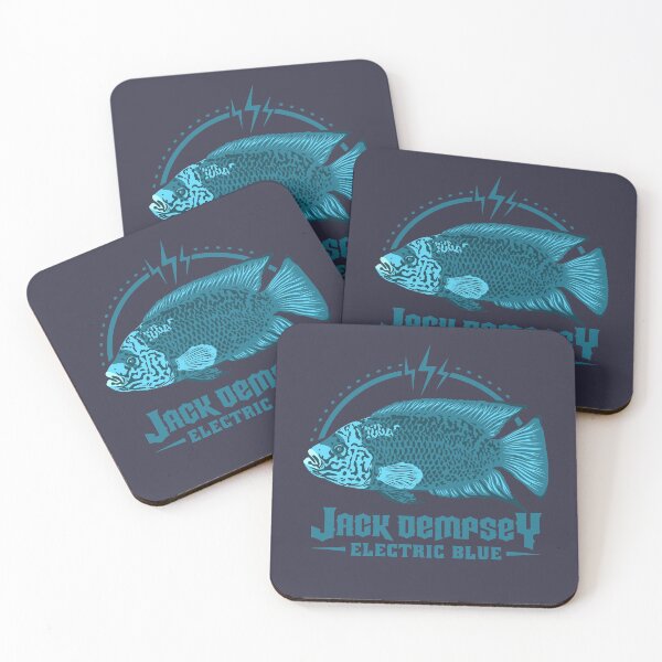 Item preview, Jack Demsey Electric Blue Cichlid – Cichlasoma Aquarium Fish Merch designed and sold by TheAplus.