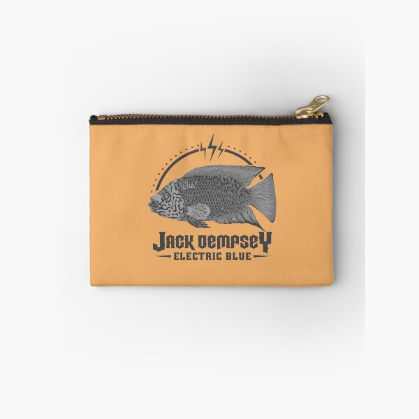 Item preview, Jack Demsey Electric Blue Cichlid – Cichlasoma Aquarium Fish Merch b/w designed and sold by TheAplus.