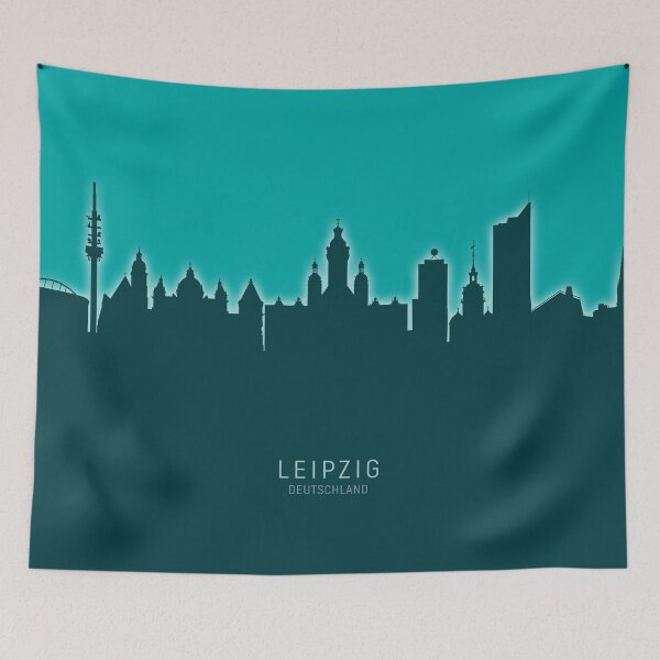 Item preview, Leipzig Germany Skyline designed and sold by ArtPrints.