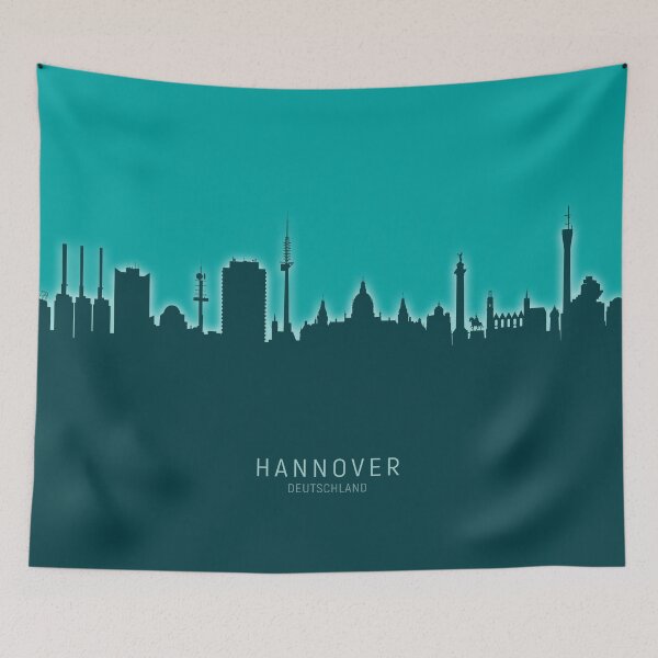 Item preview, Hannover Germany Skyline designed and sold by ArtPrints.