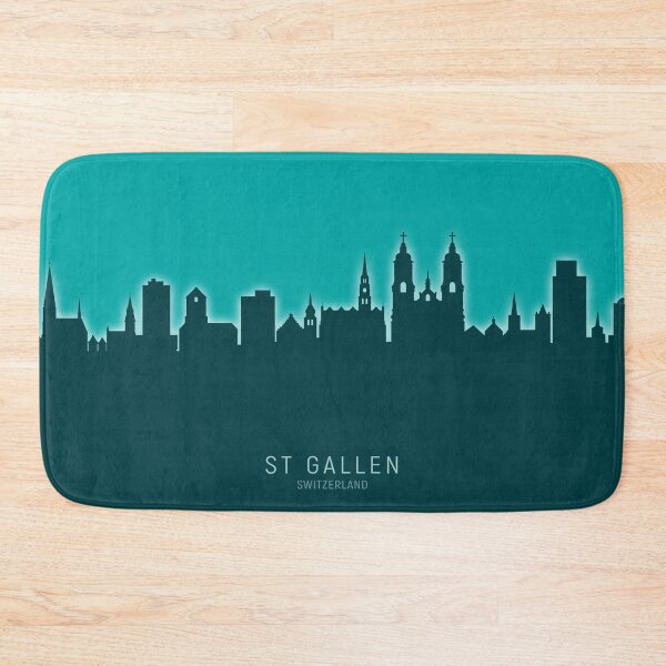 Item preview, St Gallen Switzerland Skyline designed and sold by ArtPrints.