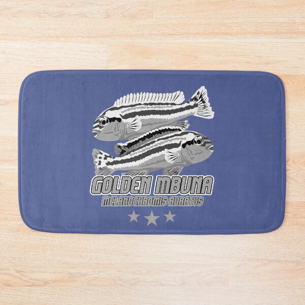 Item preview, Golden Mbuna Cichlid – Melanochromis auratus Aquarium Fish Merch b/w designed and sold by TheAplus.