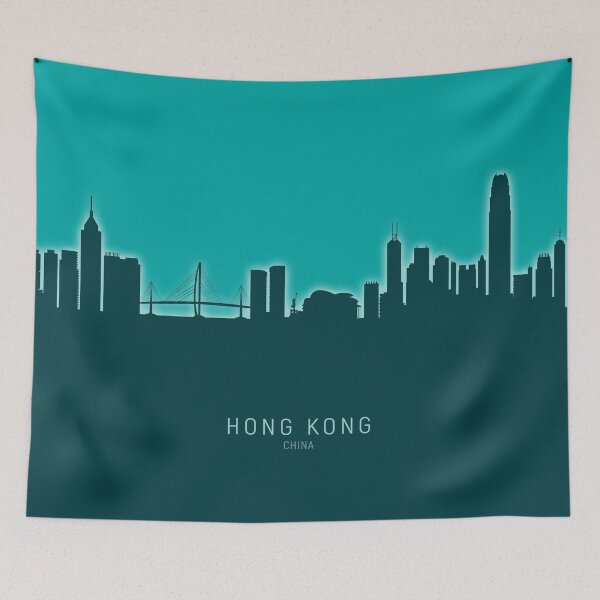 Artikelvorschau, Hong Kong Skyline entworfen und verkauft von ArtPrints.