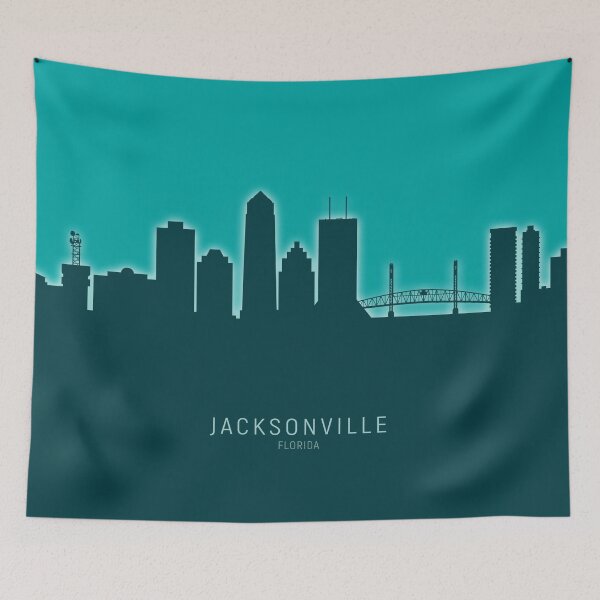 Item preview, Jacksonville Florida Skyline designed and sold by ArtPrints.