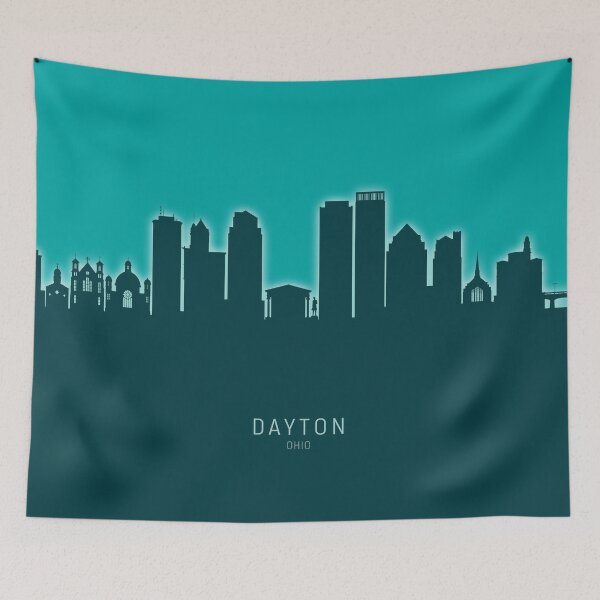 Item preview, Dayton Ohio Skyline designed and sold by ArtPrints.