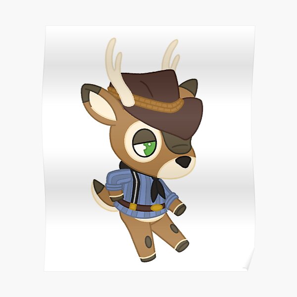 Arthur Morgan - Animal Crossing Poster