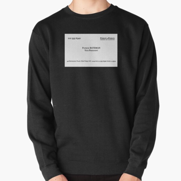 Patrick Bateman Vice President Pullover Sweatshirt