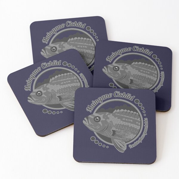 Item preview, Maingano Mbuna Cichlid – Pseudotropheus cyaneorhabdos Malawi Aquarium Fish Merch b/w designed and sold by TheAplus.