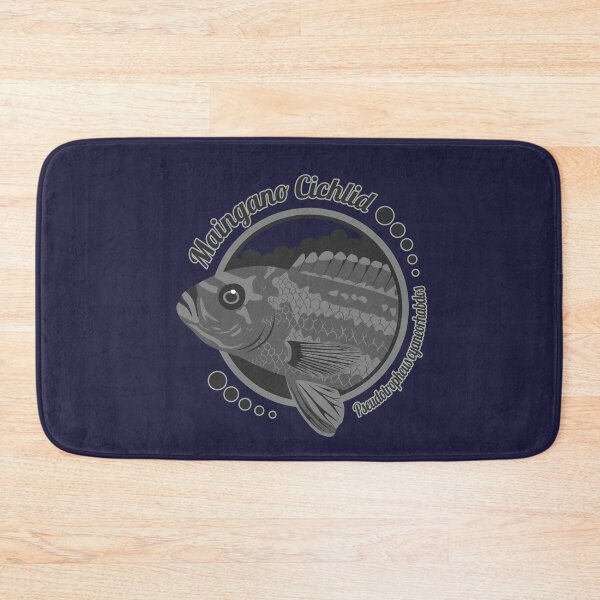 Item preview, Maingano Mbuna Cichlid – Pseudotropheus cyaneorhabdos Malawi Aquarium Fish Merch b/w designed and sold by TheAplus.