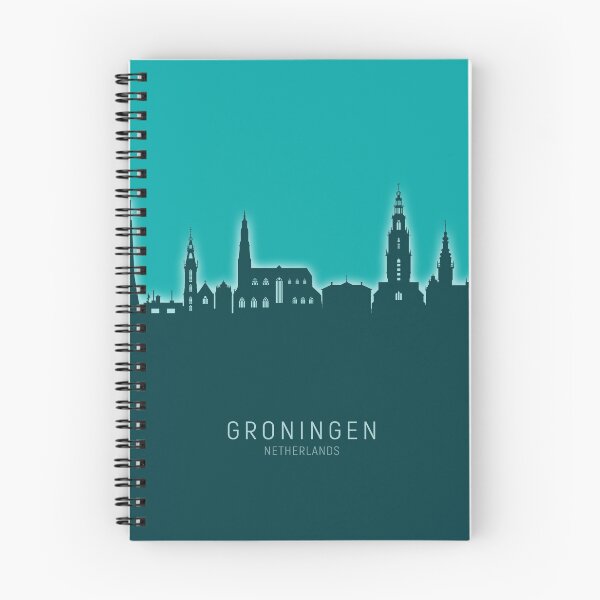 Item preview, Groningen The Netherlands Skyline designed and sold by ArtPrints.