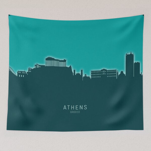 Item preview, Athens Greece Skyline designed and sold by ArtPrints.