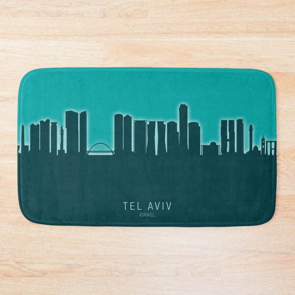 Item preview, Tel Aviv Israel Skyline designed and sold by ArtPrints.