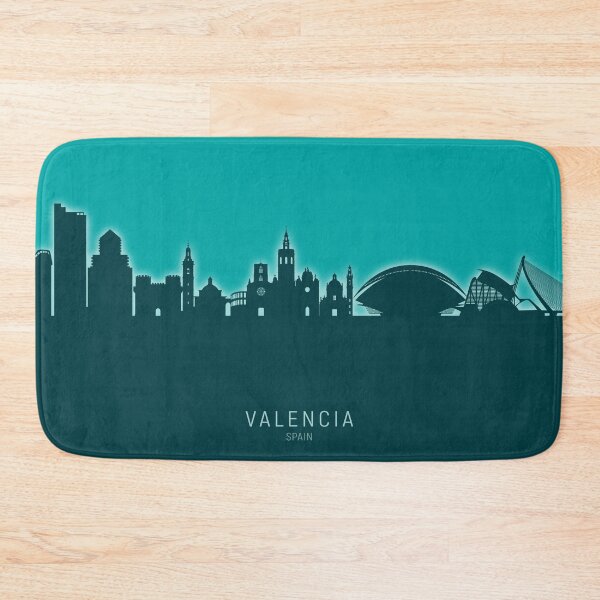 Item preview, Valencia Spain Skyline designed and sold by ArtPrints.
