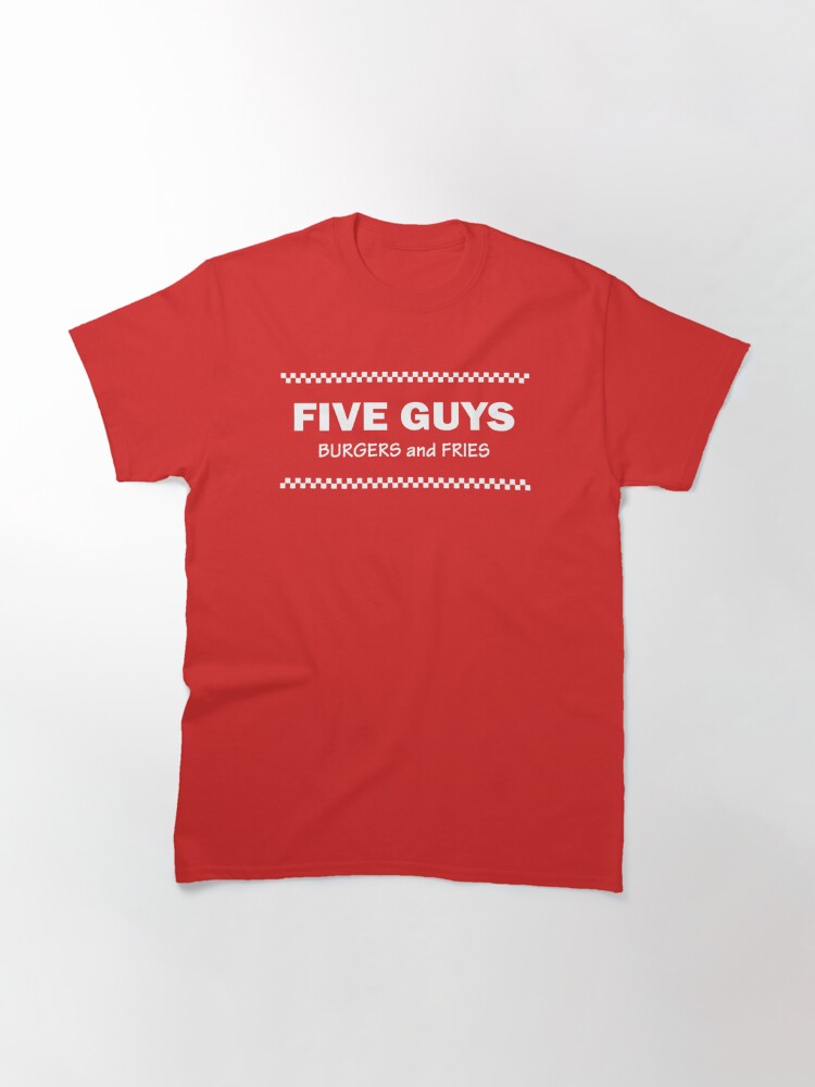 5 guys t shirts