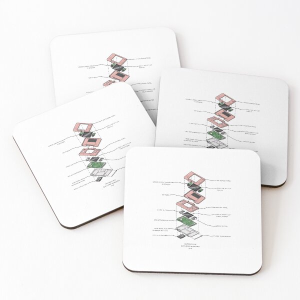 NINTENDO DS Coasters (Set of 4)