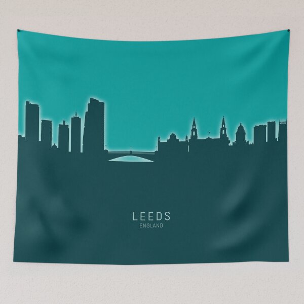 Item preview, Leeds England Skyline designed and sold by ArtPrints.