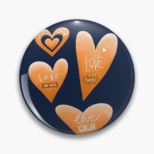 Item preview, Love Not Hate Hearts designed and sold by VicEllisArt.