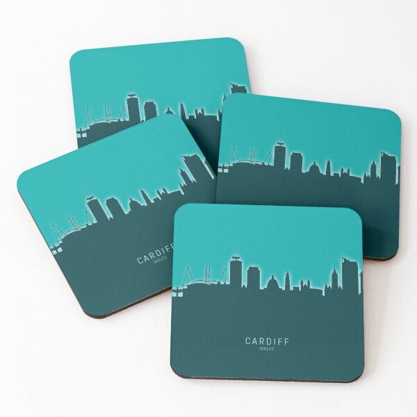 Item preview, Cardiff Wales Skyline designed and sold by ArtPrints.